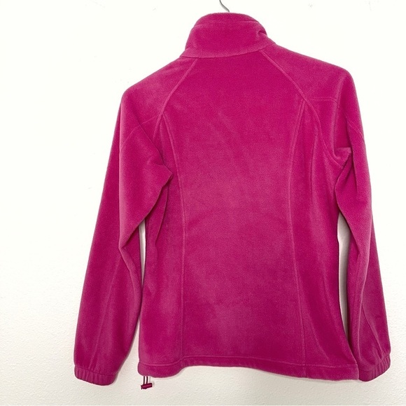 Columbia Women Benton Springs Full Zip Fleece Jacket pink size S - Picture 9 of 11